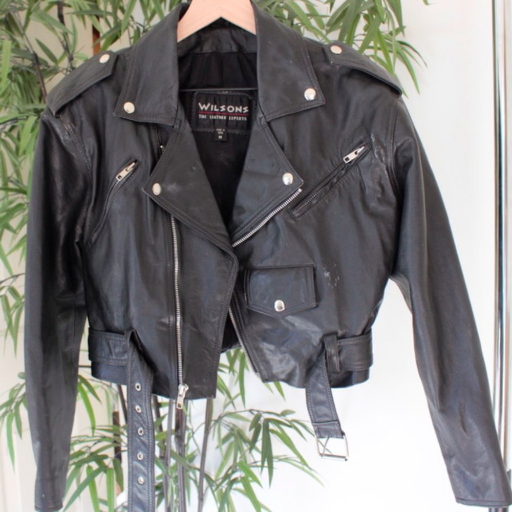 Wilsons Leather Black Jacket
